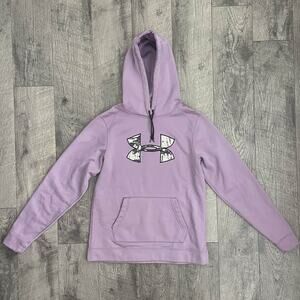 Under‎ Armour Women's Purple Camo Logo Hoodie